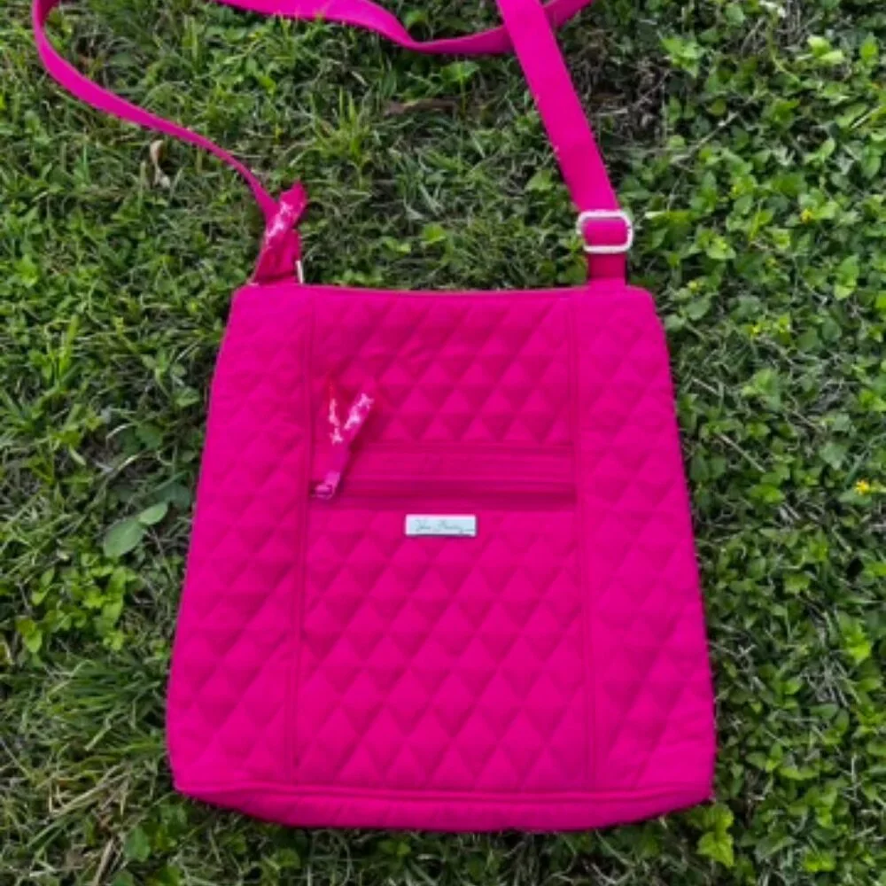 Vera Bradley Hipster Crossbody in Fuchsia pink - Picture 1 of 2